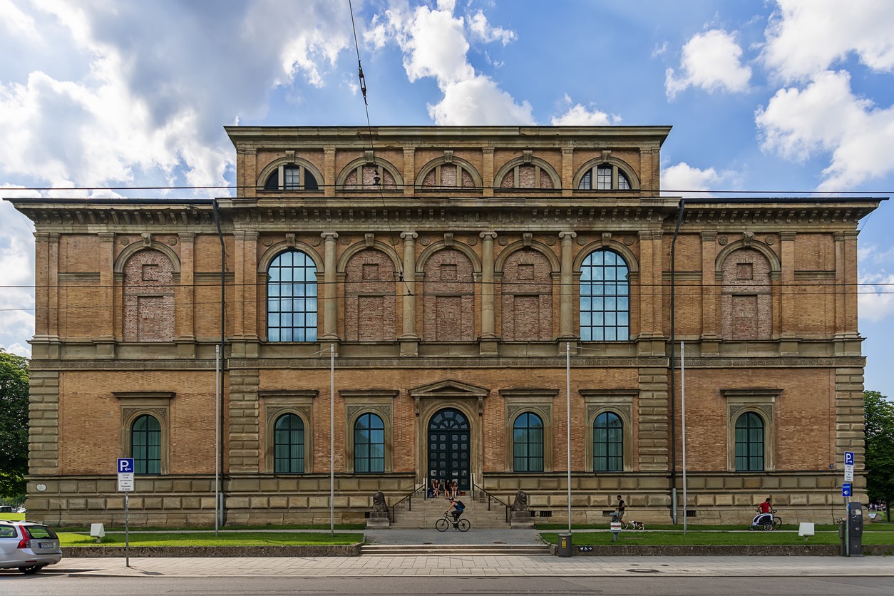 Building of Alte Pinakothek (Art Museum), Old Master paintings museum in Kunstareal, Munich.