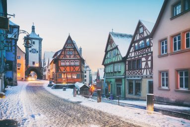 Amazing,Winter,In,Old,Town,Of,Rothenburg,Ob,Der,Tauber, Amazing,Winter,In,Old,Town,Of,Rothenburg,Ob,Der,Tauber,